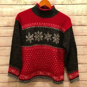 Christmas Jones NewYork Sport Knit Sweater sz. Sm